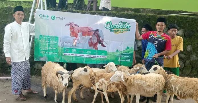 PCNU dan LAZISNU Majalengka Salurkan 473 Paket Daging Qurban